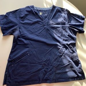 Navy blue scrubs set